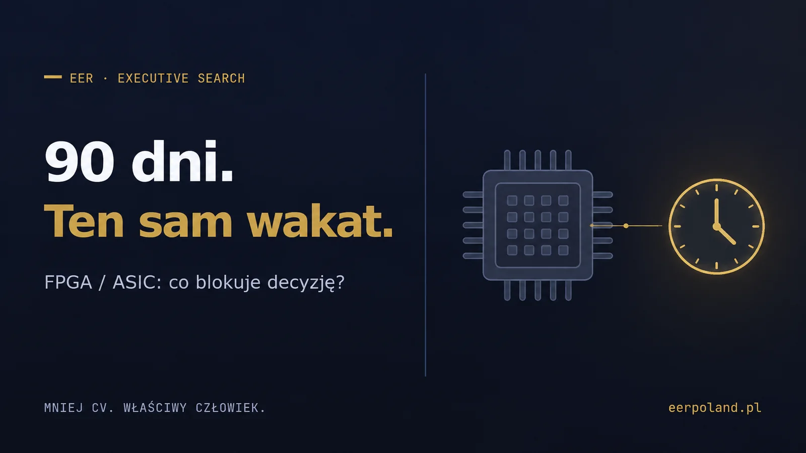 FPGA lub ASIC: wakat otwarty od 90 dni. Co zmienić przed podniesieniem budżetu